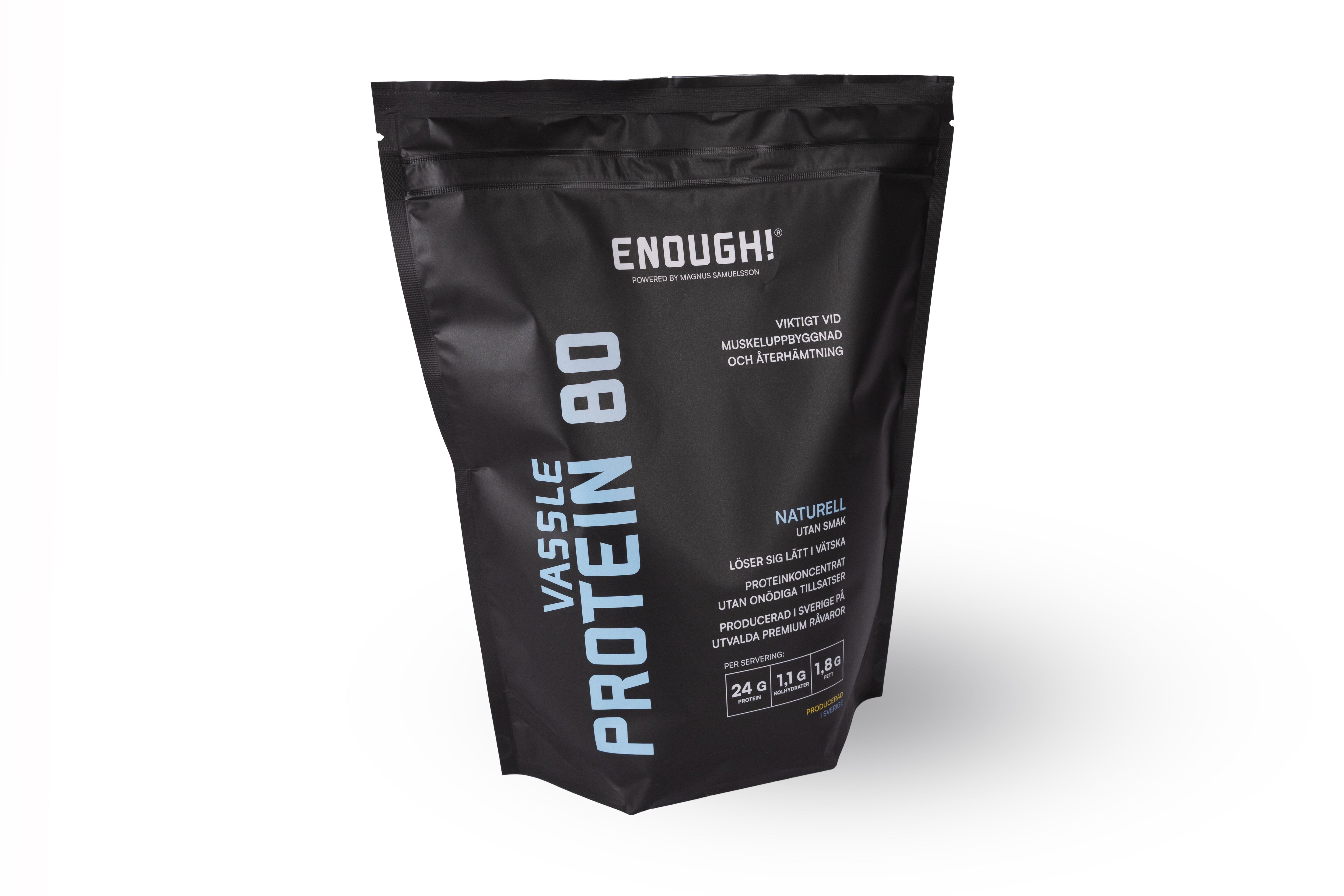Enough Proteiinikonsentraatti Maustamaton 80 1 kg