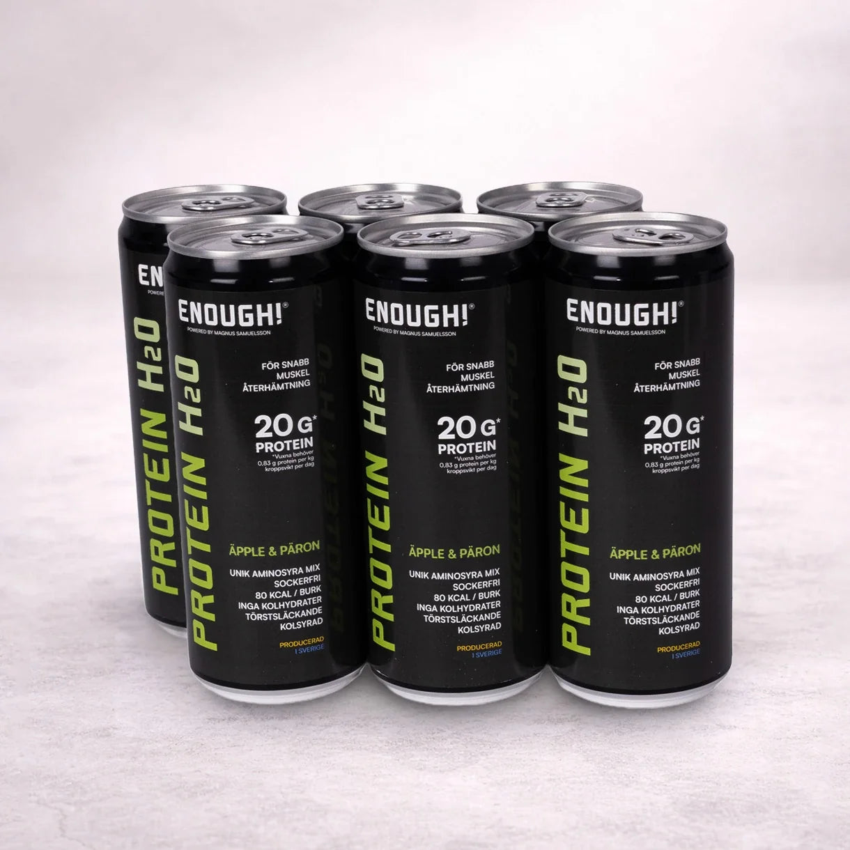 Enough Proteiinivesi Omena & Päärynä 6-pack
